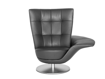 DS-262 SWIFT - Swivel leather armchair with armrests by de Sede - view 2